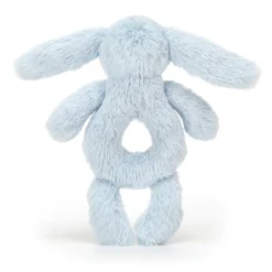 JellyCat Bashful kanin, lyseblå ring rangle- Rangler I Plys