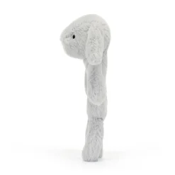 JellyCat Bashful kanin, silver ring rangle- Rangler I Plys