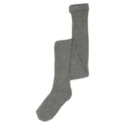 MP Denmark Basic Rib Strømpebuks - 491-Grå M.- Strømpebukser