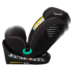 Lionelo Bastiaan one i-size - black carbon- Autostole Med Integreret Baser|Autostole 40-150 Cm (0-12 År)