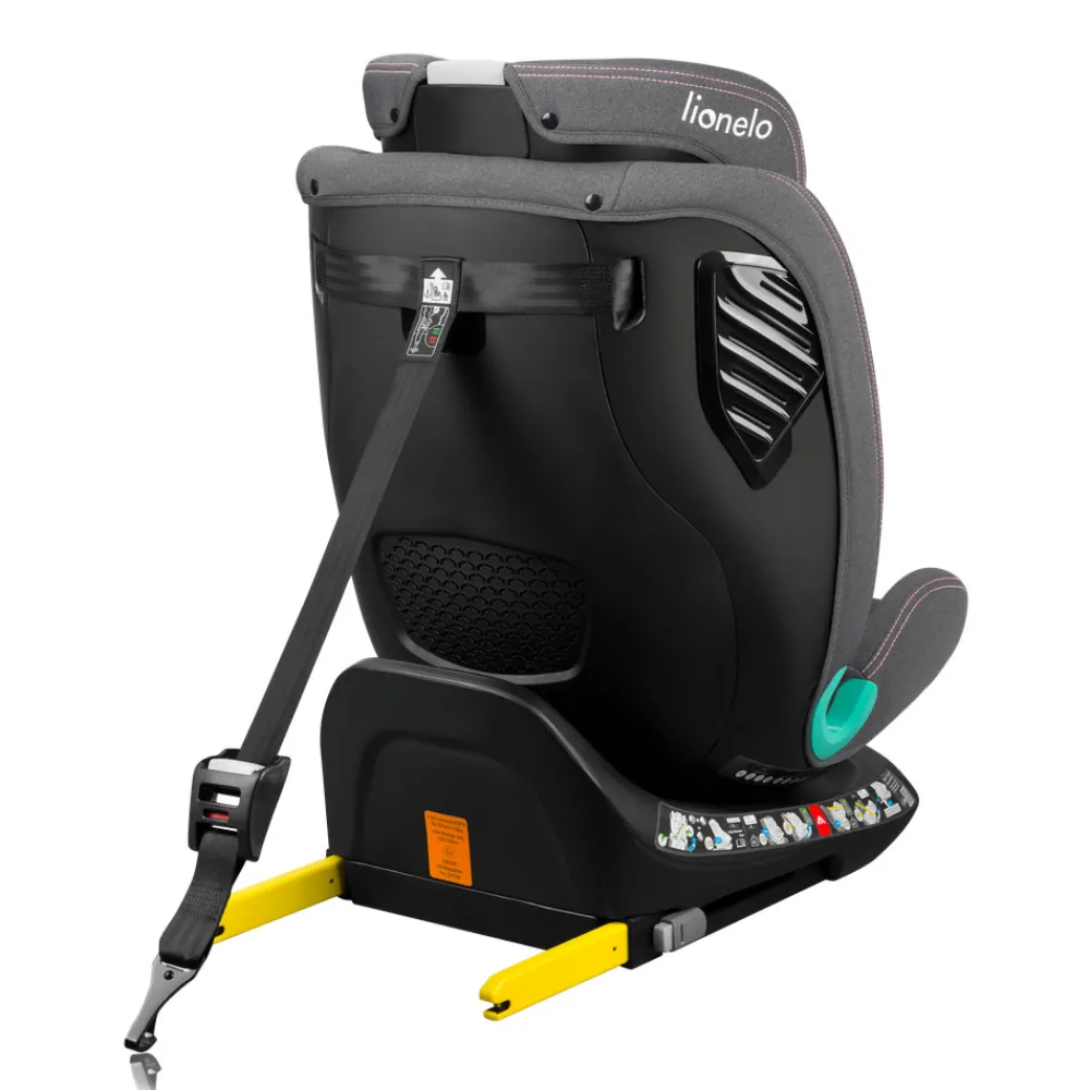 Lionelo Bastiaan one i-size - pink rose- Autostole Med Integreret Baser|Autostole 40-150 Cm (0-12 År)