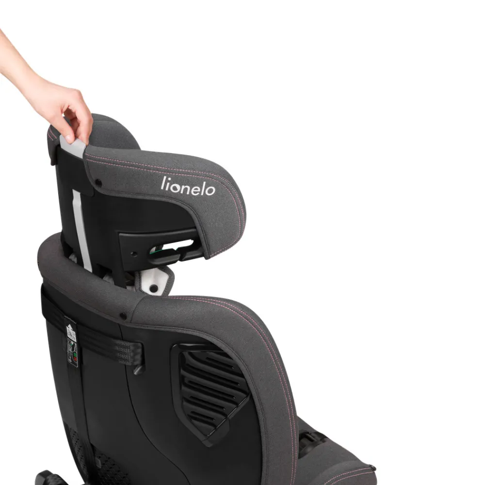 Lionelo Bastiaan one i-size - pink rose- Autostole Med Integreret Baser|Autostole 40-150 Cm (0-12 År)