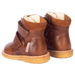 Angulus Begynder Tex Støvle Med Velcro - COGNAC- Vinterstøvler