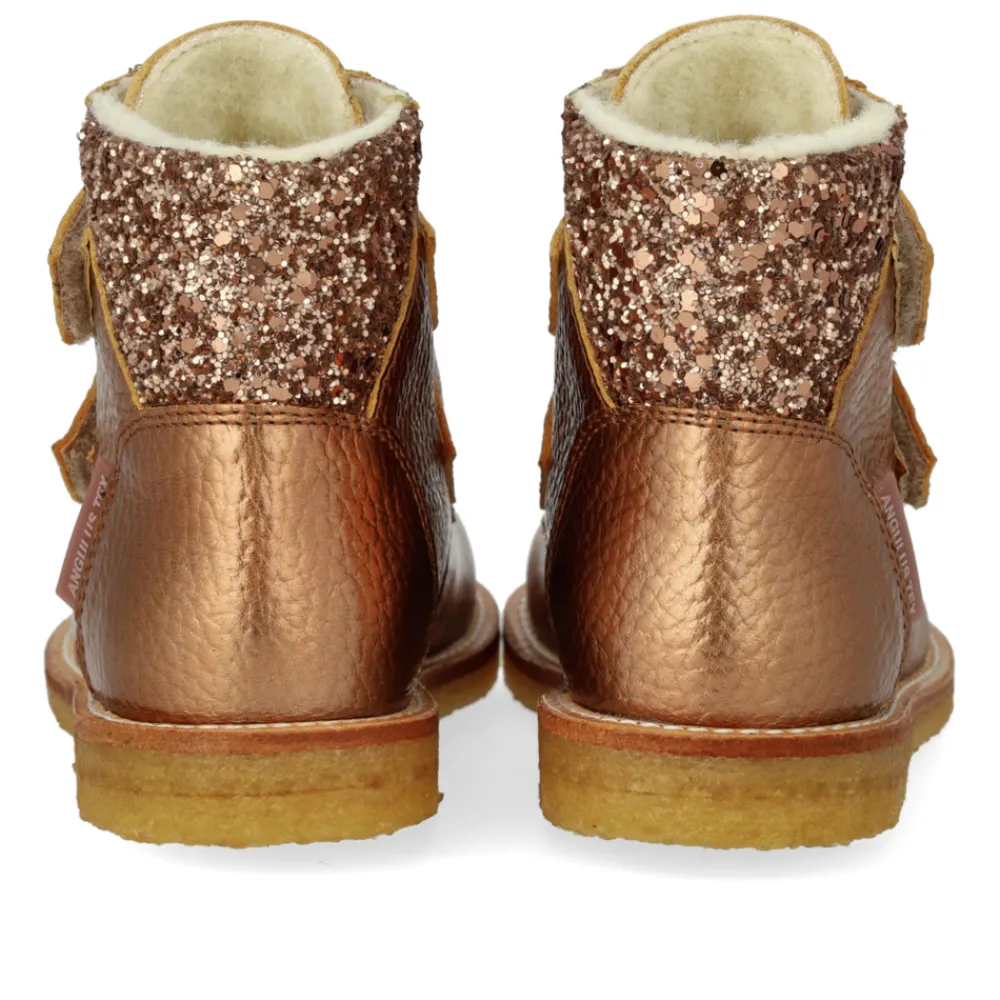 Angulus Begynder TEX-støvle med glitter og velcro - 4264- Vinterstøvler