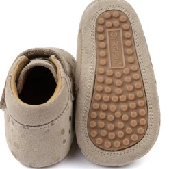 Pompom Begynder Velcro - Gold dot- Hjemmesko