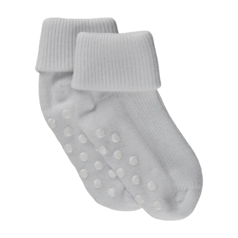 BeKids Baby Rib Strømpe m. ABS - 100- Skridsikre Strømper|Strømper