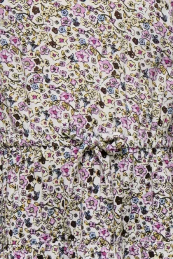 KIDS ONLY Bella ls v-neck kjole aop - CLOUDDANCE- Kjoler