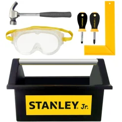 Stanley Junior Åben værktøjskasse med 5 stk. værktøj- Værktøj & Værktøjsbænke