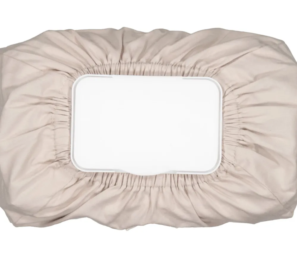 MarMar Copenhagen Betræk til vådservietter Grey Sand-Børn Stofbleer