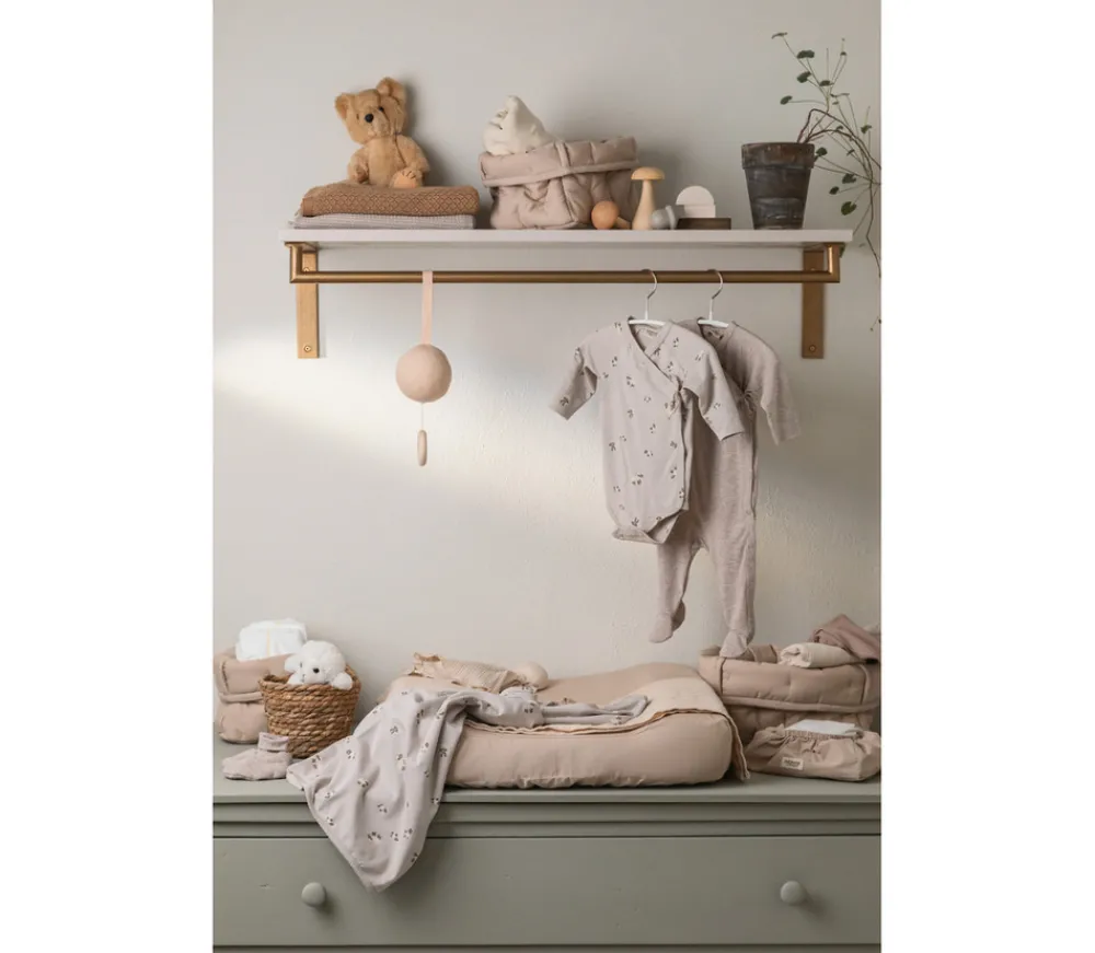 MarMar Copenhagen Betræk til vådservietter Grey Sand-Børn Stofbleer