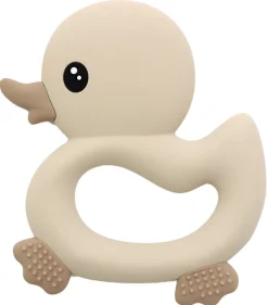 Magni Bidering med and og taktile overflader, beige- Bideringe & Rangler