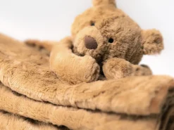 JellyCat Bjørn, Bartholomew tæppe- Nusseklude