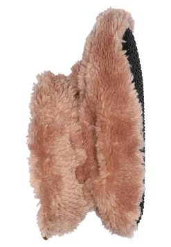 Melton Bjørnefluffy hjemmesko - Burlwood- Futter