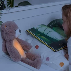 ZAZU Bjørnen Brody, søvntræner - pink-Børn White Noise Og Højtalere|Lamper