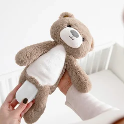 ZAZU Bjørnen Brody, søvntræner - taupe-Børn White Noise Og Højtalere|Lamper