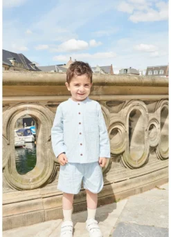 Copenhagen Colors Bæk og bølge shorts - SKY BLUE- Shorts