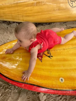 Vanilla COPENHAGEN Blebadedragt - Neopren - Frill - Berry - Dots - BERRY- Badedragter & Bikinier