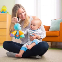 Lamaze Blæksprutten Sam med ophæng- Legetøj Til Barnevogne & Autostole