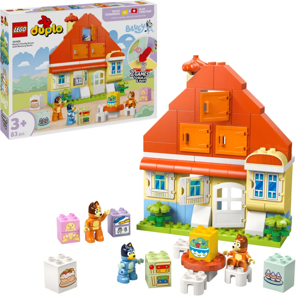 LEGO Duplo Blueys families hus med huskespil 10459- Lego