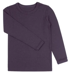 BeKids Bluse I Uld - Mørk Lilla/15699- Uldoverdele