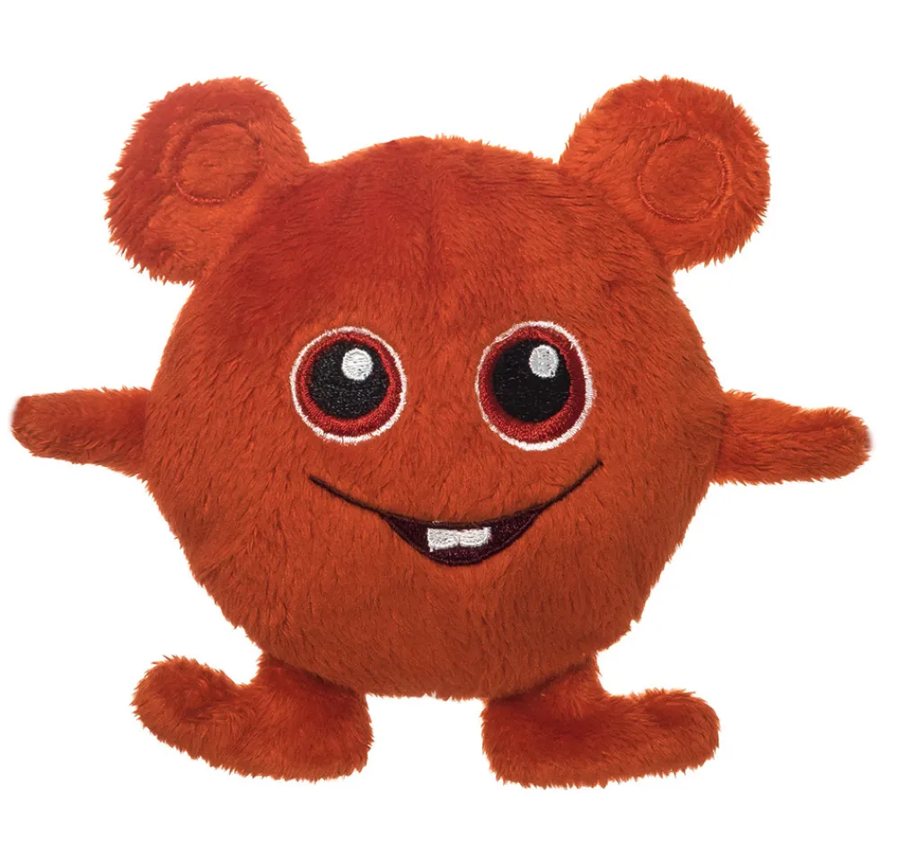 BABBLARNA Bobbo, Minisar bamse, rød 12cm- Kendte Bamser