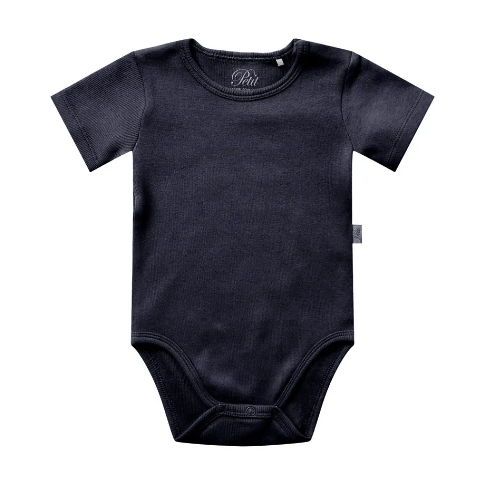 Sofie Schnoor Kids Body - Dark Blue- Bodystocking Kortærmet