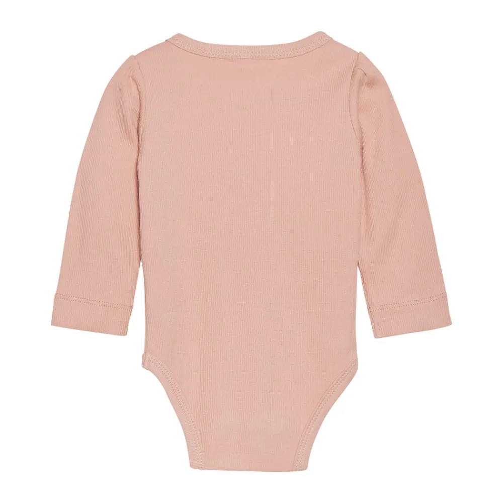 BeKids Body lange ærmer - Mahogany Rose- Bodystocking Langærmet