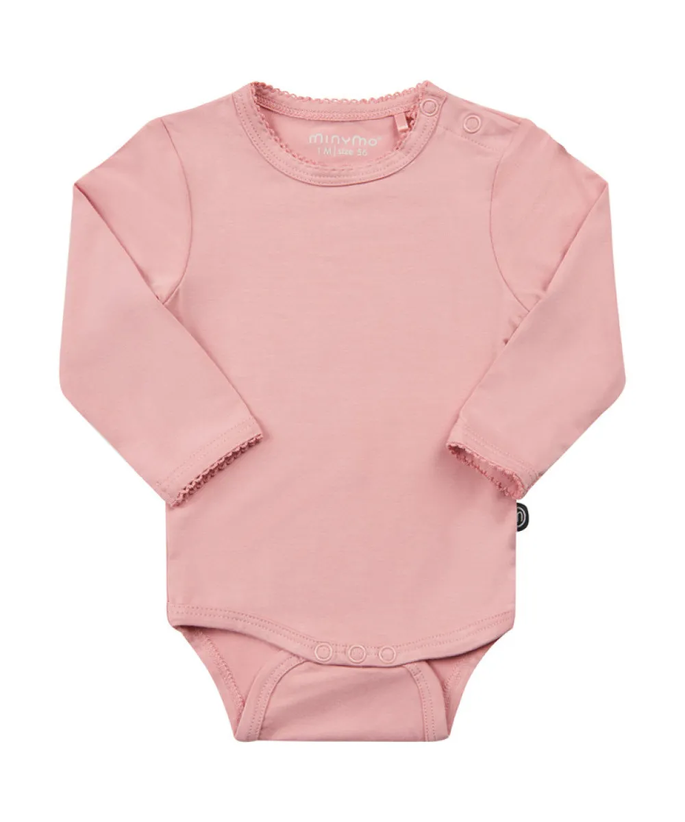 Minymo Body LS - Bamboo - 524- Bodystocking Langærmet