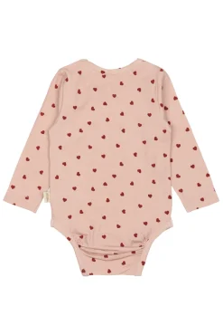 PETIT PIAO Body ls - Heart- Bodystocking Langærmet