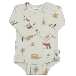 Joha Body m/lange ærmer - Light Beige- Uldbodyer|Bodystocking Langærmet