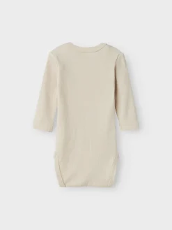 NAME IT Body 5p ls solid rib - CHINA BLUE- Multipack|Bodystocking Langærmet