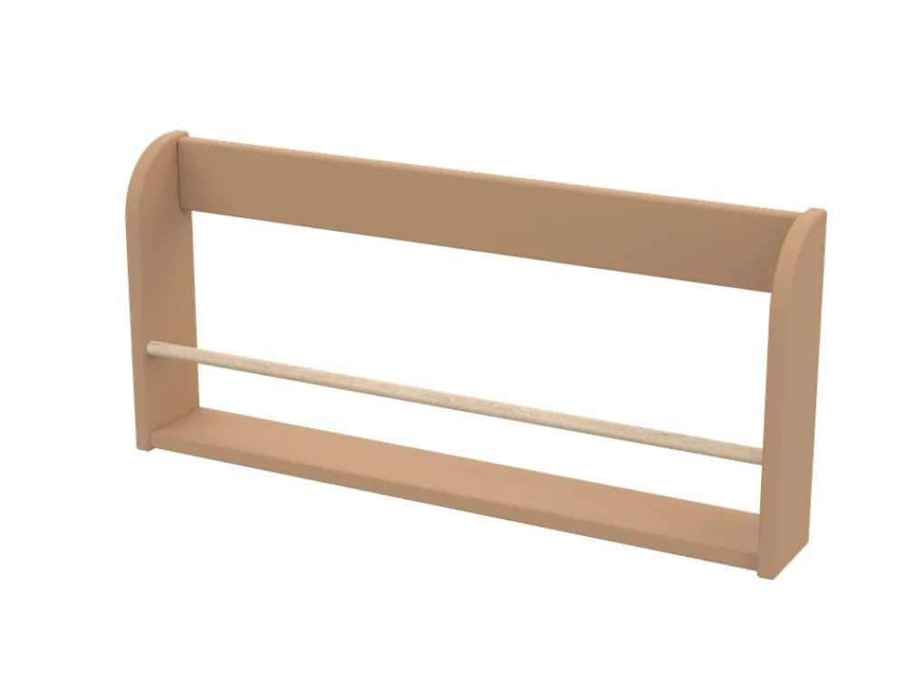 FLEXA Boghylde, Dots 75x34,5, Latte-Børn Hylder