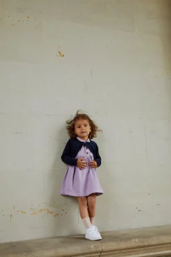 Copenhagen Colors Bolero m. hjerter - NAVY- Cardigans, Veste & Trøjer