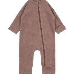 Mikk-Line Bomuld Fleece Baby dragt - BURLWOODME- Softshell & Fleece