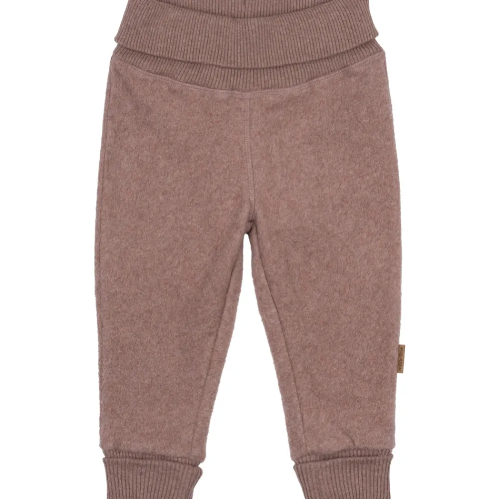 Mikk-Line Bomuld Fleece bukser - BURLWOODME- Softshell & Fleece|Bukser