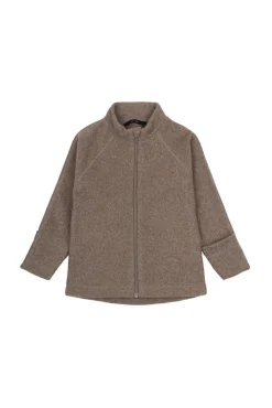 Mikk-Line Bomuld Fleece Jakke - MELANGE DENVER- Softshell & Fleece