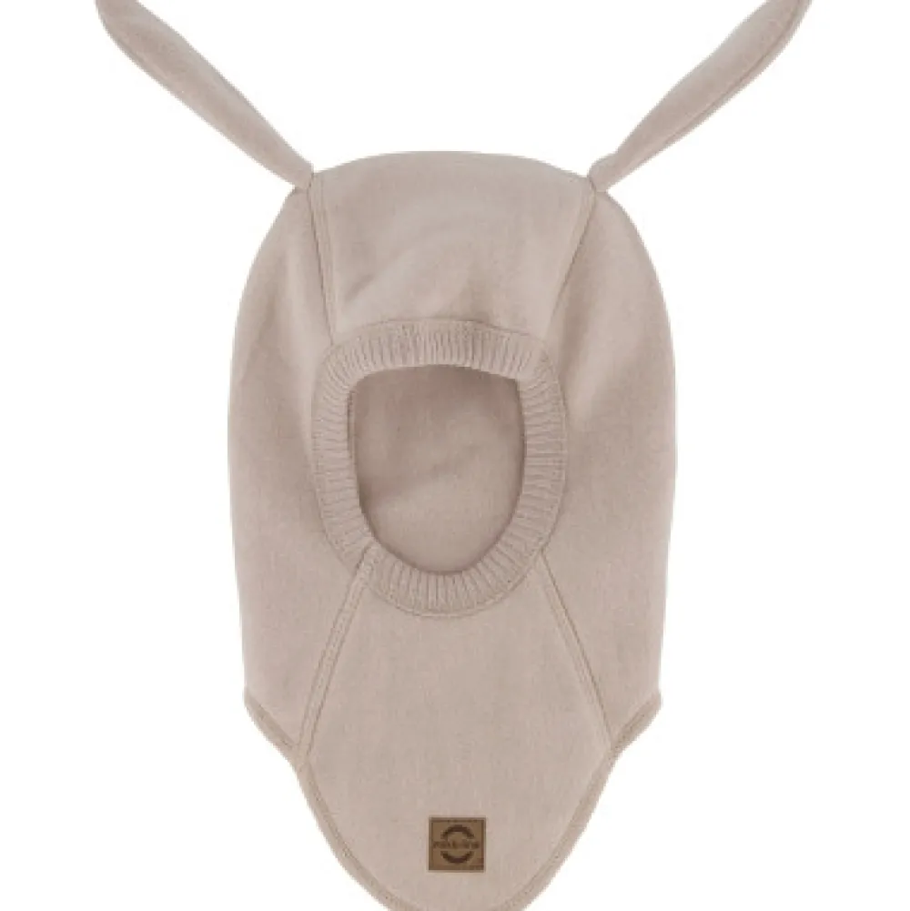 Mikk-Line Bomulds elefanthue med lange ører - WARM TAUPE- Elefanthuer & Huer