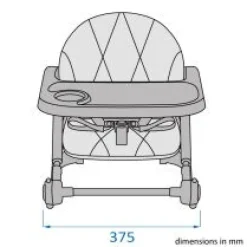 Bebeconfort Boostersæde til stol,Moly, mineral grå-Børn Højstole Uden Tilbehør