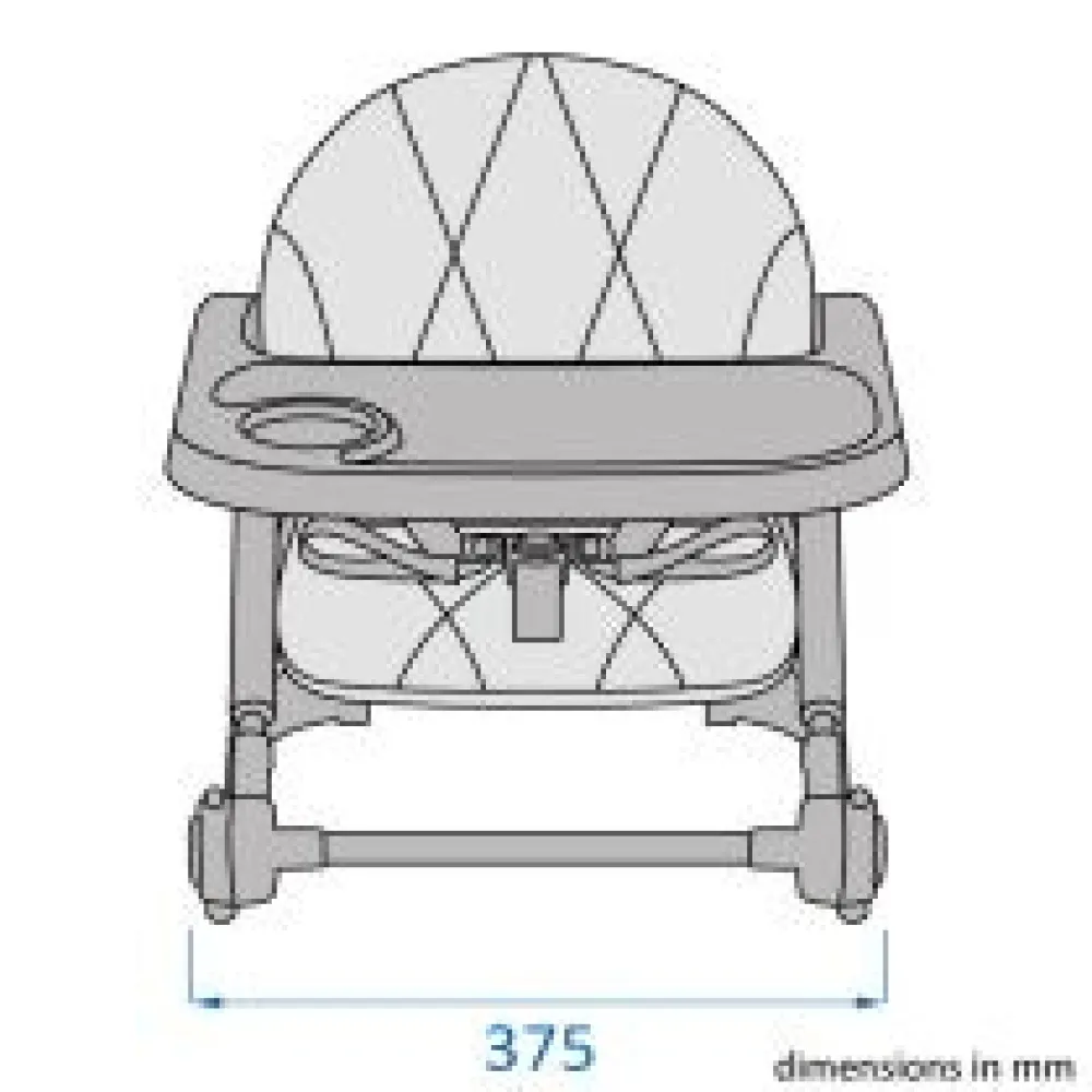 Bebeconfort Boostersæde til stol,Moly, mineral grå-Børn Højstole Uden Tilbehør