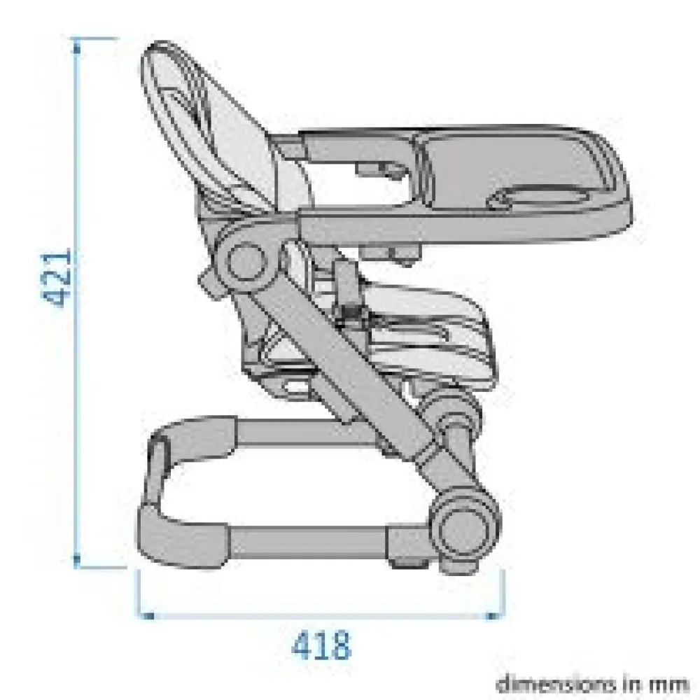 Bebeconfort Boostersæde til stol,Moly, mineral grå-Børn Højstole Uden Tilbehør