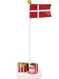 Kids By Friis Bordflag, pakker i pink og rød-Børn Fødselsdagstoge