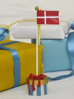 Kids By Friis Bordflag, stor pakke i blå-Børn Fødselsdagstoge