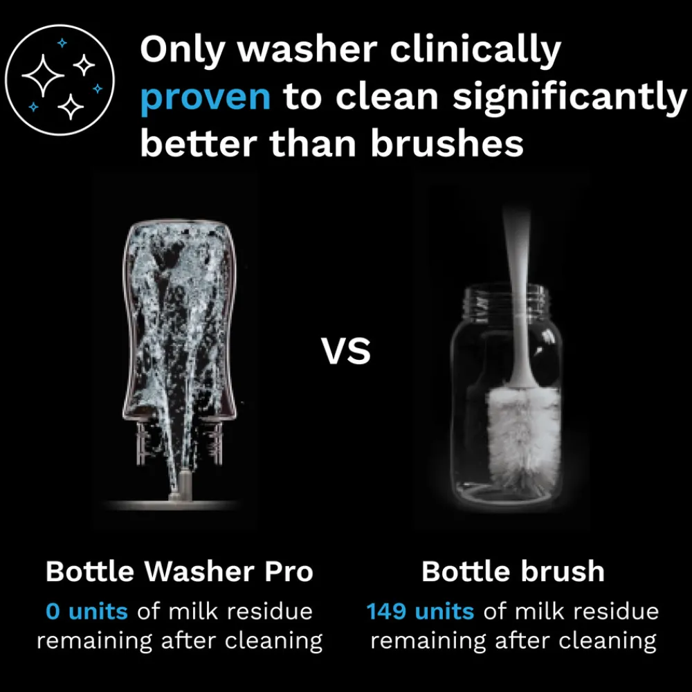 Baby Brezza Bottle Washer Pro Black- Tilberedning & Rengøring