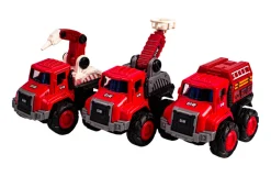 Magni Brandbiler i metal med inerti 3 ass.- Legetøjsbiler