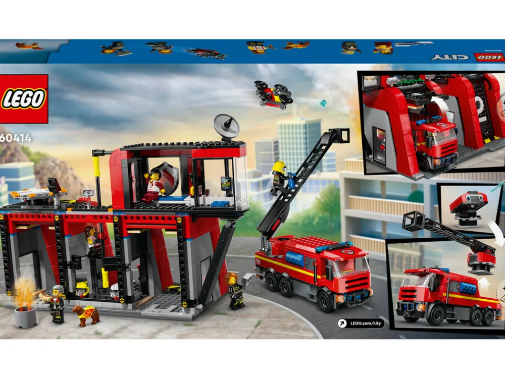 LEGO CITY Brandstation med brandbil 60414 LEGO® City- Lego