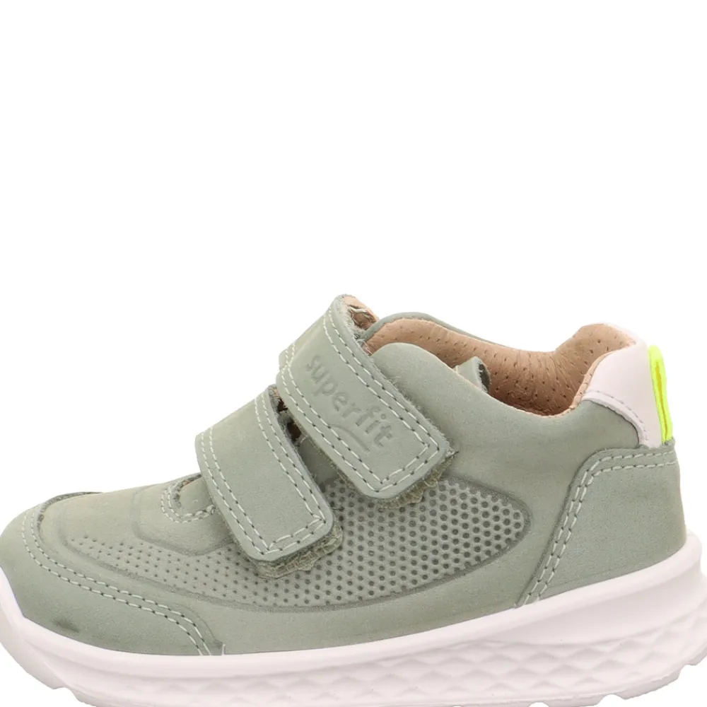 Superfit BREEZE - GREENYELLO- Sneakers Med Velcro|Begyndersko