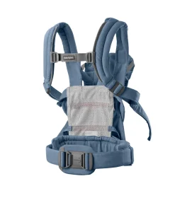 BabyBjörn Bæresele Harmony - Vævet mélange, Blå- Bæreseler & Vikler