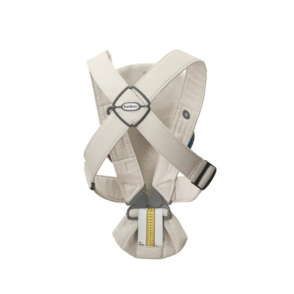 BabyBjörn Bæresele Mini - 3D-jersey, Lys beige- Bæreseler & Vikler