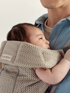 BabyBjörn Bæresele Mini - 3D-mesh, Grå beige- Bæreseler & Vikler