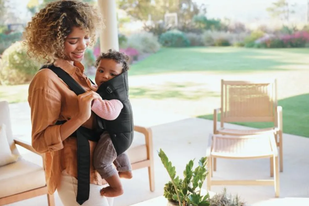 BabyBjörn Bæresele Mini - Vævet, Sort- Bæreseler & Vikler